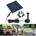 thumbnail image 4 of 200L/H Solar Panel Water Pump Feature Garden Pool Pond Fish Aquarium Fountain, 4 of 4