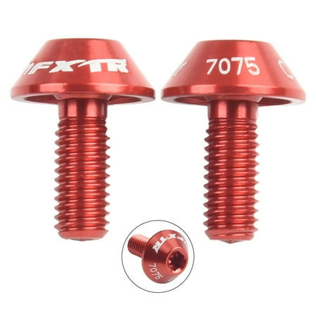 

Bicycle bottle cage screw aluminum alloy not m5*12 screw color screw 2pC