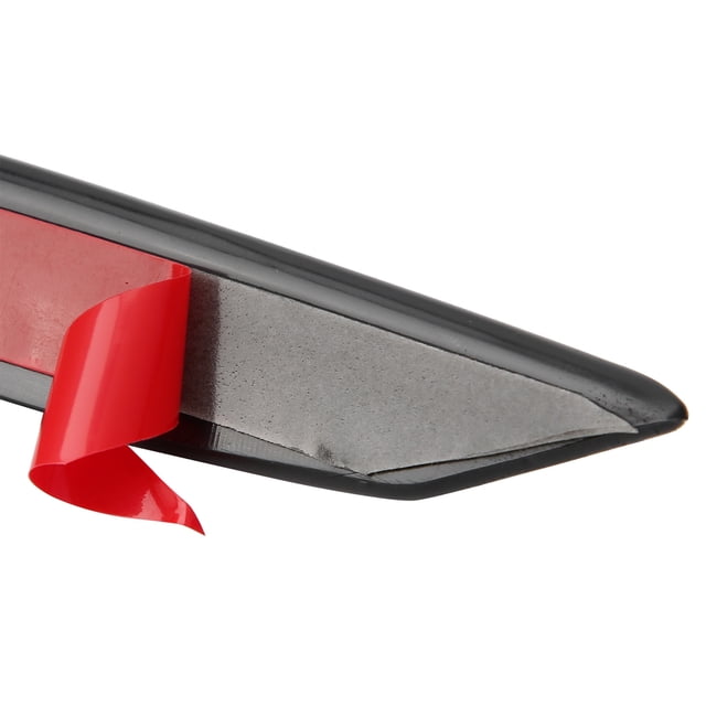 Alerón de Cuchilla de aire para parachoques Delantero, Difusor Universal de Modificación de Coche, Tipo Pasta de PVC