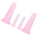 thumbnail image 4 of Juego de 4 ventosas de masaje de silicona líquida para uso doméstico en adultos, color rosa, 4 of 12