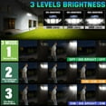thumbnail image 2 of Solar Lights MDCMDCM, 416 LED, 3000 lúmenes, sensor de movimiento, 2 of 7