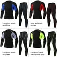 thumbnail image 2 of Qarigey Conjuntos de ropa interior térmica de invierno para hombre, Calzoncillos largos a prueba de viento, mallas elásticas de manga larga, traje para conjuntos de ropa negro y gris SG Qarigey AP013580-04, 2 of 6