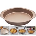 thumbnail image 4 of 3pcs Wear-Resistant Baking Tray Non-Stick Baking Pan Metal Oven Tray Pizza Baking Tray Oven Tray, 4 of 5