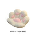 thumbnail image 2 of Cat Paw Pillow Seat Cushion Stuffed Plush Sofa Indoor Mattress Lazy Waist Support Winter Chair Pad for Office Home Decor White, 2 of 10
