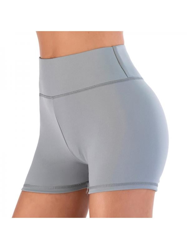 Women Workout Yoga Shorts -Soft Solid Stretch Cheerleader Running Dance  Volleyball Short Pants - Walmart.com