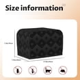 thumbnail image 5 of Lsque Black Poker Print 2 Slice Toaster Cover , Kitchen Appliance Dustproof Protector , Toaster Protector Dustproof Kitchen Appliance Cover, 5 of 7