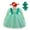 Dress+Headband, variant on Baby Girls Ariel Costume w/Headband Dress Female Long Sleeve Cosplay Outfits Toddler 6-9M