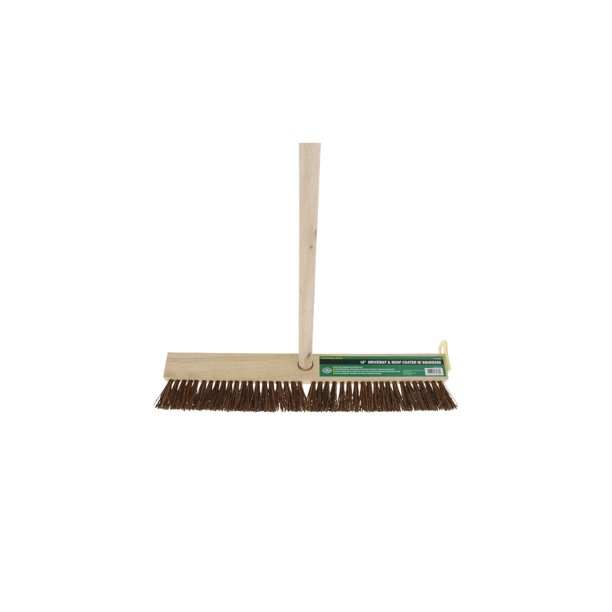 GAM Brown Flat 18 in. W Driveway and Roof Brush