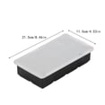thumbnail image 3 of Square Ice Mold Tray With Lid, Silicone Ice Mold Tray, Whiskey Square Ice Mold, Stackable With Lid Ice Mold Tray, Easy To Release (1PC)., 3 of 6