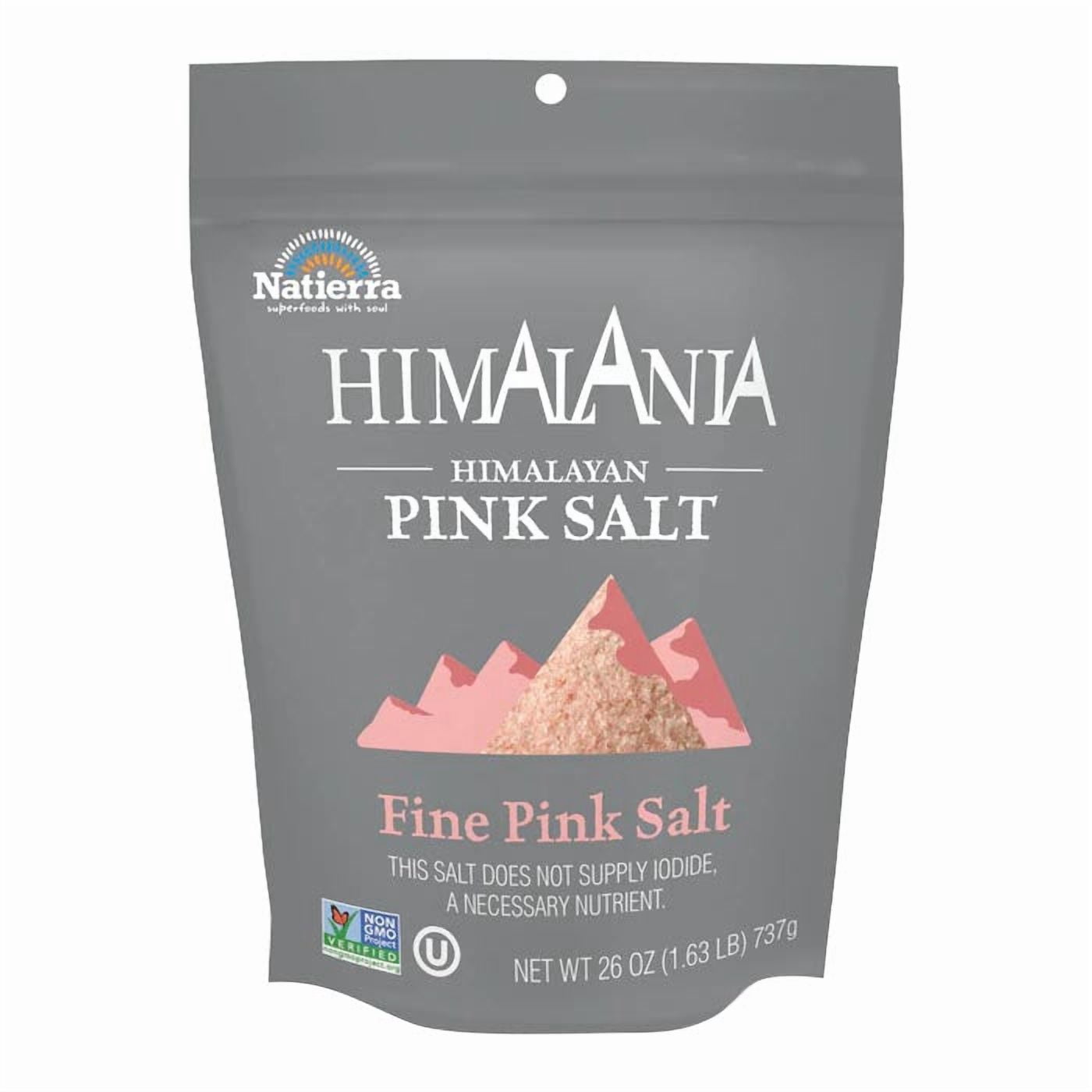 Natierra - Himalania Pink Salt - Refill Bag, 26oz | Multiple Choices