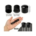 thumbnail image 2 of 8PCS 0.39 Inch Door Stoppers Rubber Tip Replacement,Door Stop Bumper Tips, Door Stop Caps for Door Wall Protection （Black）, 2 of 16