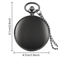 thumbnail image 2 of Minzimin Set of 2 Classic Pocket Watch with Chain for Men and Women, 2 of 7