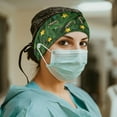 thumbnail image 2 of Jiueut Christmas Tree Nurse Button Headband Medical Assistant Headbands for Women Lightweight Headbands for Nurses with Buttons for Mask Wide Nurses Headbands Non Slip, 2 of 7