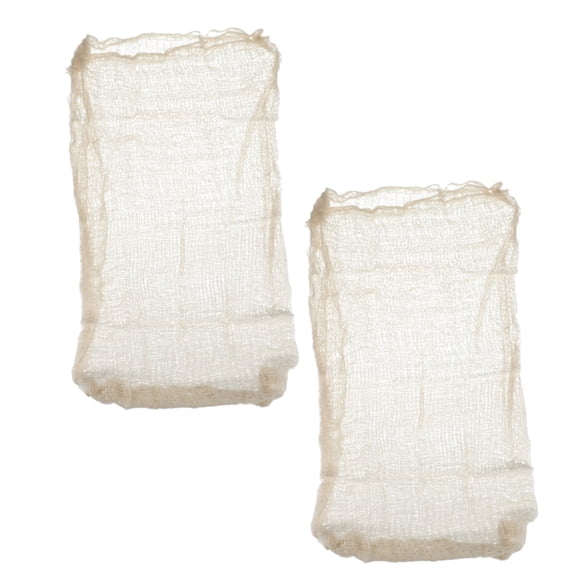 Halloween Decorative White Creepy Cloths, 30x72In Scary Spooky Fabric Ghosts Ghouls Halloween Holiday Party Indoor Outdoor Doorway Yard Haunted House Patio Garden Pack of 2