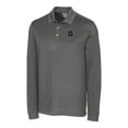 thumbnail image 2 of Men's Cutter & Buck Steel Georgetown Hoyas Vault Advantage Tri-Blend Pique Big & Tall Long Sleeve Polo, 2 of 3