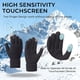 thumbnail image 4 of Solid Color Knitted Hat Three-piece Set For Winter Warm And Cold-proof Thick Outdoor Wool Hat Scarf Gloves Set, 4 of 6