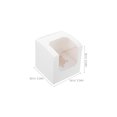 thumbnail image 2 of HEATSHAKING Masteelf 20PCS Mini Cupcake Box with Inserts and Window Small Single Container for Cookie Muffin Dessert Pastry Party Favors, 2 of 8