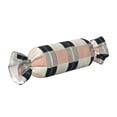 thumbnail image 3 of Candy Pillow With Pillow Core 24.6×9.8in Durable Cord Opening And Closing Design Waterproof And Easy To Install Argyle Plaid Lightcoral_2, 3 of 8