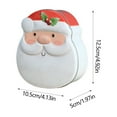 thumbnail image 3 of Steadline Iron Christmas Tree Storage Can with Santa Design - Festive Holiday Container for Candy and Small Gifts - Seasonal Decorative Box for Home and Party Decor, 3 of 6