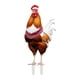 thumbnail image 1 of Navidad Gallina, Erizo Y Conejo Monos Impresión Plana En 2D Tarjeta Acrílica Para Insertar Estaca Para Insertar Arte Para Jardín Decoración Navideña Colorida Adecuada Para El Jardín En Navidad 25 Cm, 1 of 3