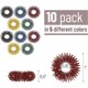 thumbnail image 2 of Spiky Sensory Rings, 10 Pack, Stress Relief Fidget Sensory Toys, Fidget Rings, Fidget Ring for Anxiety, Stress Relief Rings, Massager for Fidget ADHD, 2 of 4