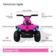 thumbnail image 3 of Carro Montable Eléctrico Moto Cuatrimoto Nino Tek-388 Rosa, 3 of 4