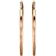 thumbnail image 2 of 14k Rose Gold 40mm Polished Hoop Earrings - 1.8 Grams, 2 of 2