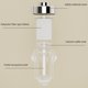 thumbnail image 4 of Filtro de ducha para baño doméstico, grifo de ducha para baño con flores de baño, grifo purificador, núcleo de filtro pequeño universal, 4 of 5