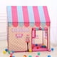 thumbnail image 2 of Tienda de juegos para niños para interiores y exteriores, casa de juegos para niños con puerta enrollable y ventanas, casa de postres y tienda de campaña pequeña tipo casa del árbol., 2 of 8