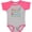 Baseball Heather and Hot Pink, variant on Inktastic Rugby Player Like Daddy Boys or Girls Baby Bodysuit