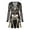 Black2, variant on Xijirk Women Halloween Skeleton Rose Printed Mini Dress Long Sleeve V Neck Flared A Line Outfit for Cosplay Party Festival Casual Gathering Wear,L