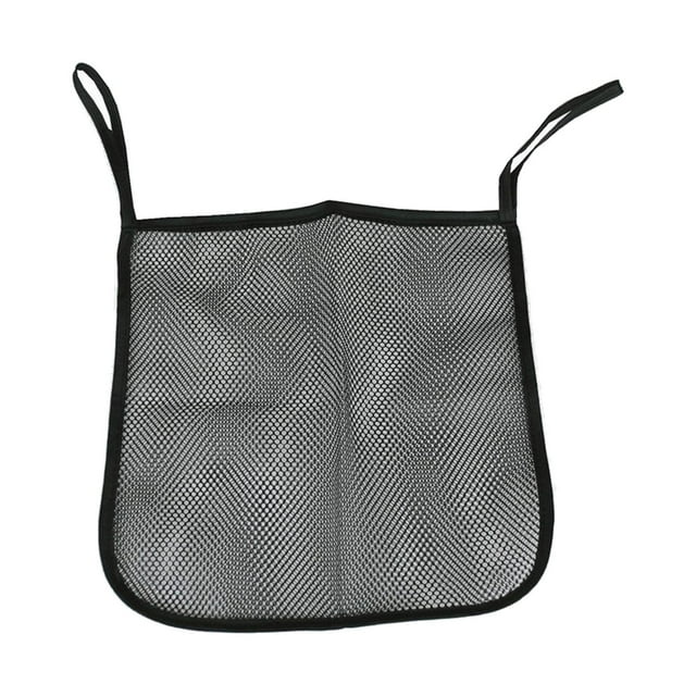 Bolsa colgante para cochecito de bebé, organizador para cochecito, accesorio portátil Universal de gran capacidad, organizador de malla para biberón, Negro Hugo Organizador de cochecitos
