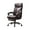 Brown | With footrest, variant on TROPOW Computer Gaming Chair with Foot Rest, Ergonomic High Back Heavy Duty Task Desk Office Chairs with Wheels, Flip-Up Arms, Adjustable Height, PU Leather, 500LBS Capacity