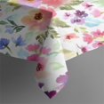 thumbnail image 3 of Pioneer Flower Floral Print Pattern Rectangle Tablecloth 60"x84",Waterproof Polyester Rectangle Table Cloth, Wipeable Spillproof Polyester Tablecloth for Dining, Camping, Indoor and Outdoor, 3 of 5