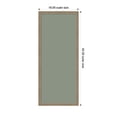 thumbnail image 5 of Kate and Laurel Framed Fabric Pinboard 18 x 42,  Printed Linen Classic Bulletin Board for Use as a Vision Board or Wall Organization, Florence Light Brown Frame, 5 of 8