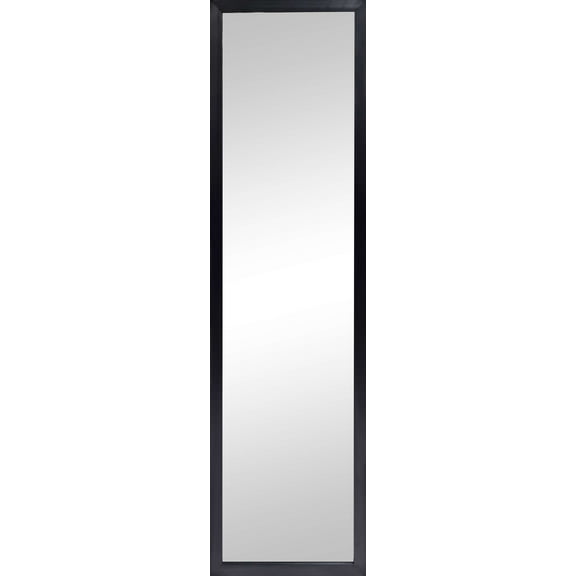 Mainstays 13x49 Black Rectangle Large Wall Mirror for Bathroom or Living Room