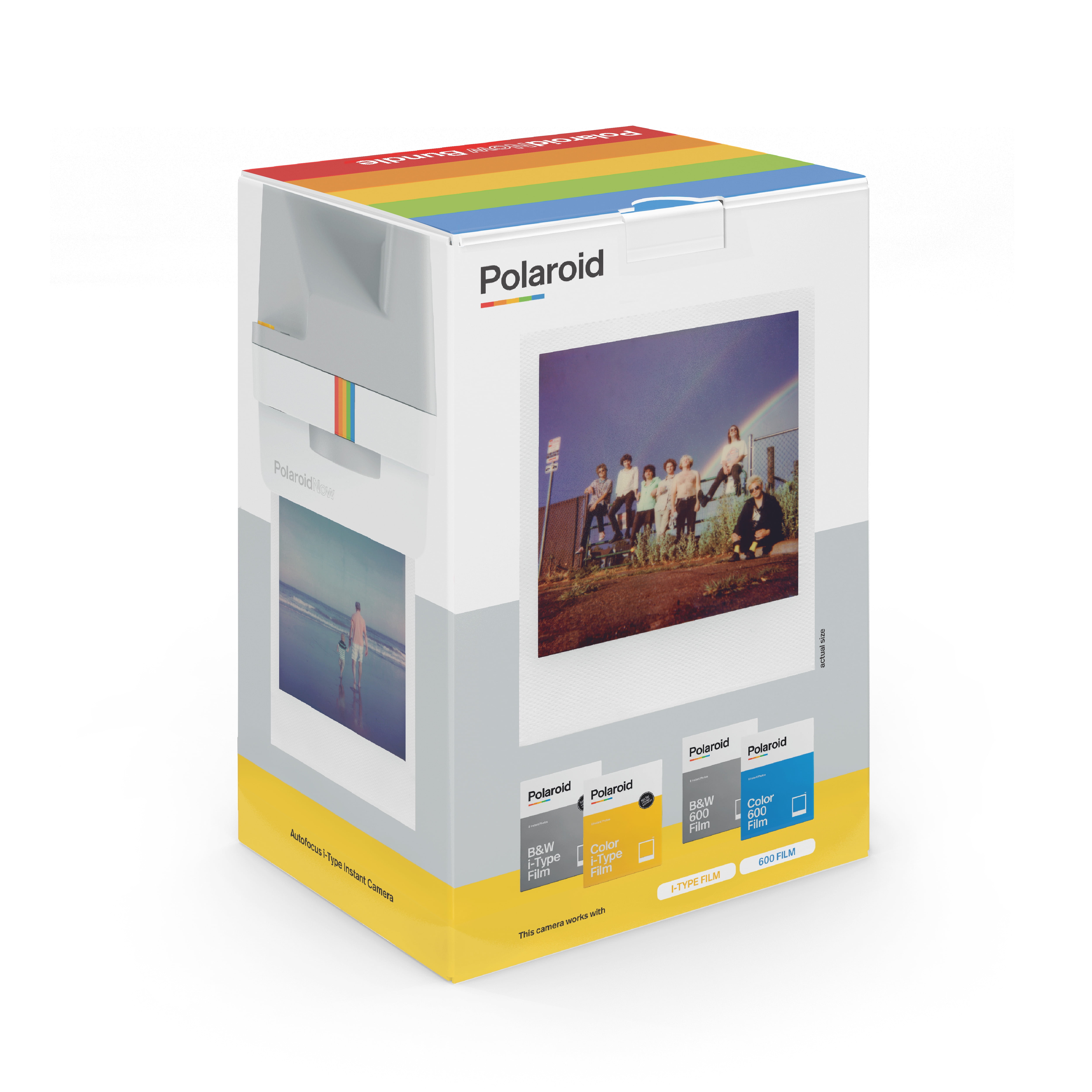 Polaroid Now PRD006092 I-Type Film Instant Camera - White for sale online