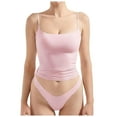 thumbnail image 1 of Camiseta sin mangas sexy de cuello cuadrado y tirantes ajustables para mujer - XS-XL, 1 of 6