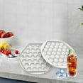 thumbnail image 5 of Ice Cube Tray with Lid and Bin Round Ice Cube Trays for Freeezer,BPA-Freee Food-Grade Ice Mold,Stackable Ice Ball Maker,Circle Ice Cube Tray for Cocktails,Whiskey,Coffee,and Drinks, 5 of 6