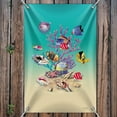 thumbnail image 3 of Coral Fish Ocean Bottom Garden Shells Diving Home Business Office Sign, 3 of 4