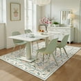 thumbnail image 4 of Lahome 5'x7' Washable Area Rug for Living Room with Non Slip Backing,Traditional Boho Rug,Low Pile Lightweight Carpet,Floral Print Mat,Better Home,Washable Machine for Bedroom,Beige, 4 of 15