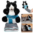 thumbnail image 5 of Cat Puppet Wrestler Plush Hand Puppet Toy with Padding, Fun Interactive Cat Toy Pet Training & Exercise Glove for Cats, 5 of 5
