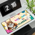 thumbnail image 3 of Welcome to Maine Coon Classroom Teacher Dog Mom Desk Mat Full Keyboard Mouse Pad Cat Lover Kitten Owner Gifts Large Mousepad - 02015, 3 of 5