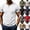 34#(White), variant on Men's Henley Short Sleeve Shirt Lightweight T-Shirts Moisture Wicking Tee Casual Summer Basic Solid Shirt (Army Green,XL)