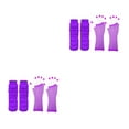 thumbnail image 4 of Qarigey Conjunto de guantes de rejilla Adorno de vestir elegante Estilo simple Traje de mujer Guantes largos Adornos de mano Suministros para Type6 NO6, 4 of 6
