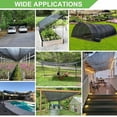 thumbnail image 6 of Nkmbld Outdoor Courtyard Sunshade Net Durable Garden Shade Tarp Cover for Greenhouse,Plant Cover, Chicken Coop,Patio and Pergola, 6 of 9