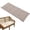 Khaki, variant on Djiypn 47.25 inch Indoor/Outdoor Bench Cushion, Cotton Linen Swing Cushion, Foldable Loveseat Thick Outdoor Garden Bench Seat Cushion Backrest Waterproof Bench Pad (47.25 X 19 in, Coffee)