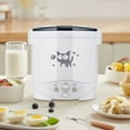 thumbnail image 4 of Olla caliente eléctrica de 1L vaporizador de alimentos con un botón para cocinar olla de cocción múltiple para 1-2 personas, 4 of 6
