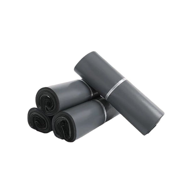 Bolsa de almacenamiento de 100 piezas, autoadhesiva, impermeable, portátil, para el hogar, paquete Industrial, bolsillo de sellado de embalaje Almacenamiento y organización del hogar negro gris Injueey HA079953-03