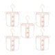 thumbnail image 3 of 5 perchas con capucha para ropa, organizador de almacenamiento para armario. Caqui, 3 of 9